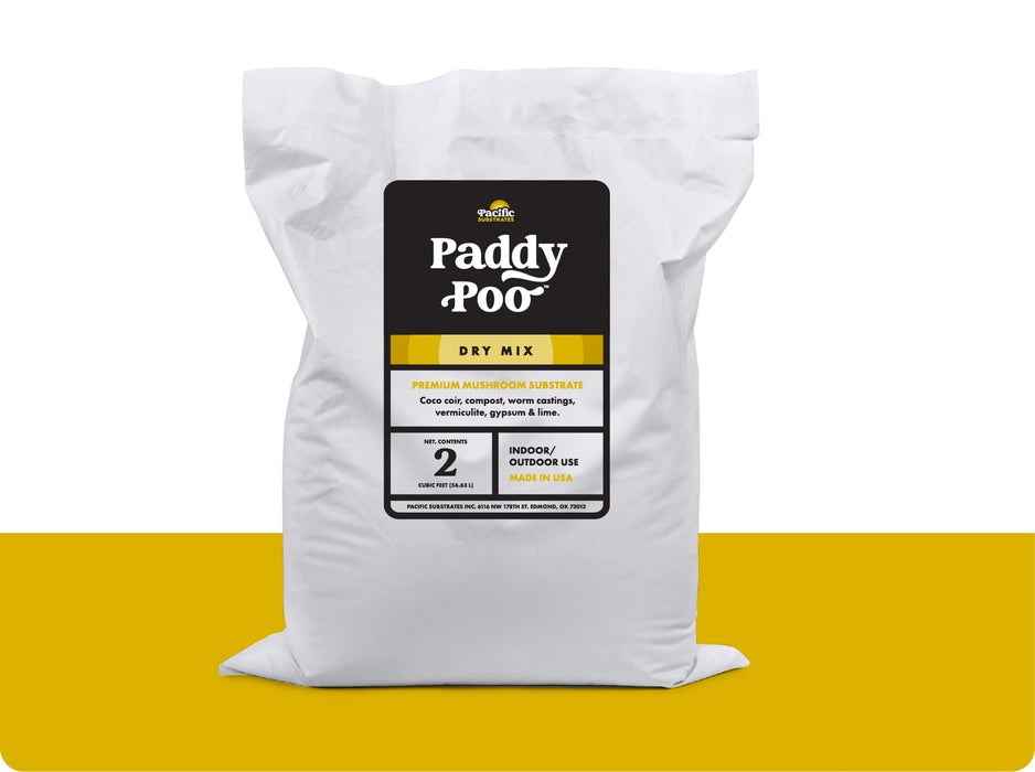 Pacific Substrates - Paddy Poo™ Substrate - Dry Mix 2 Cu Ft